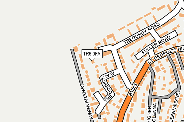 TR6 0FA map - OS OpenMap – Local (Ordnance Survey) TR6 0FA map - OS OpenMap – Local (Ordnance Survey)