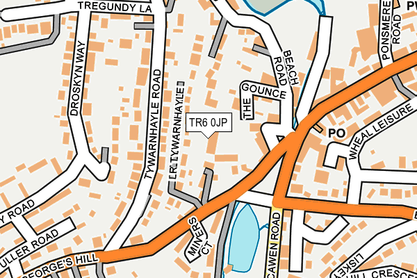 TR6 0JP map - OS OpenMap – Local (Ordnance Survey) TR6 0JP map - OS OpenMap – Local (Ordnance Survey)