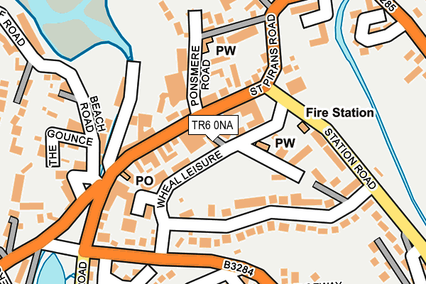 TR6 0NA map - OS OpenMap – Local (Ordnance Survey)
