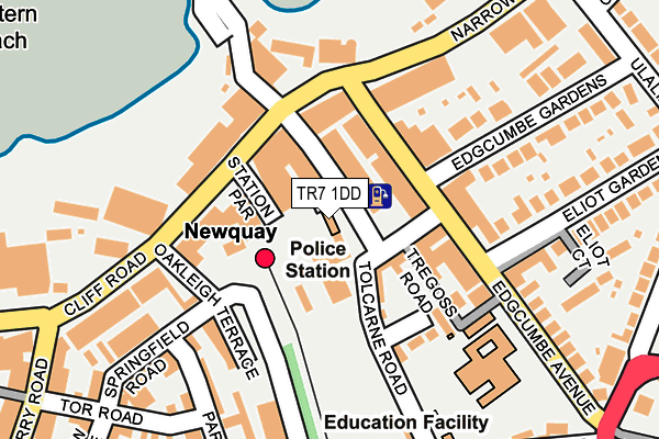 TR7 1DD map - OS OpenMap – Local (Ordnance Survey) TR7 1DD map - OS OpenMap – Local (Ordnance Survey)