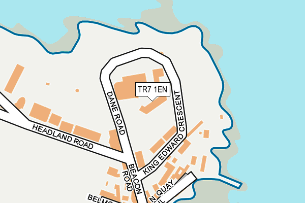 TR7 1EN map - OS OpenMap – Local (Ordnance Survey) TR7 1EN map - OS OpenMap – Local (Ordnance Survey)