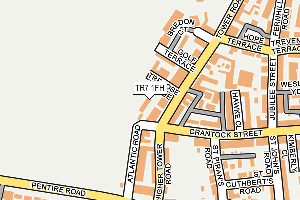 TR7 1FH map - OS OpenMap – Local (Ordnance Survey) TR7 1FH map - OS OpenMap – Local (Ordnance Survey)