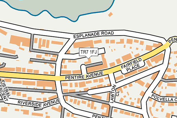 TR7 1FJ map - OS OpenMap – Local (Ordnance Survey) TR7 1FJ map - OS OpenMap – Local (Ordnance Survey)