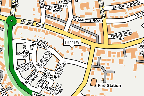 TR7 1FW map - OS OpenMap – Local (Ordnance Survey) TR7 1FW map - OS OpenMap – Local (Ordnance Survey)