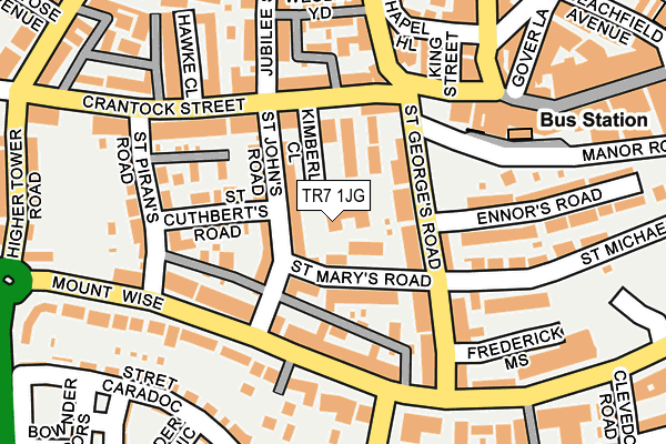 TR7 1JG map - OS OpenMap – Local (Ordnance Survey) TR7 1JG map - OS OpenMap – Local (Ordnance Survey)