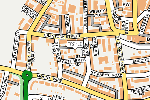 TR7 1JZ map - OS OpenMap – Local (Ordnance Survey) TR7 1JZ map - OS OpenMap – Local (Ordnance Survey)