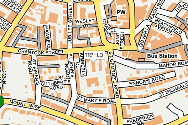 TR7 1LQ map - OS OpenMap – Local (Ordnance Survey) TR7 1LQ map - OS OpenMap – Local (Ordnance Survey)