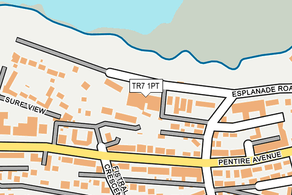 TR7 1PT map - OS OpenMap – Local (Ordnance Survey) TR7 1PT map - OS OpenMap – Local (Ordnance Survey)