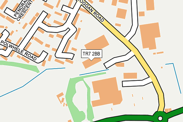 TR7 2BB map - OS OpenMap – Local (Ordnance Survey) TR7 2BB map - OS OpenMap – Local (Ordnance Survey)