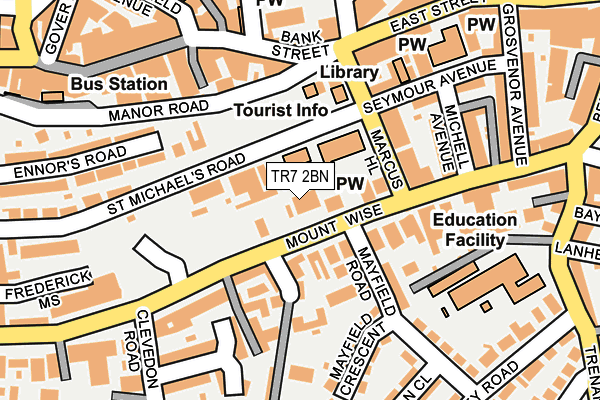 TR7 2BN map - OS OpenMap – Local (Ordnance Survey) TR7 2BN map - OS OpenMap – Local (Ordnance Survey)