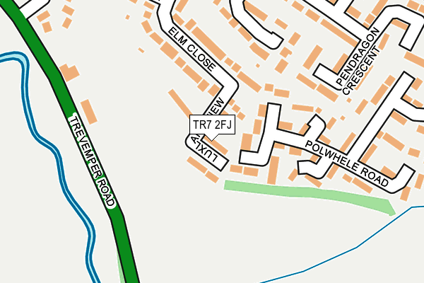 TR7 2FJ map - OS OpenMap – Local (Ordnance Survey) TR7 2FJ map - OS OpenMap – Local (Ordnance Survey)