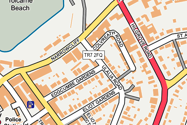 TR7 2FQ map - OS OpenMap – Local (Ordnance Survey) TR7 2FQ map - OS OpenMap – Local (Ordnance Survey)