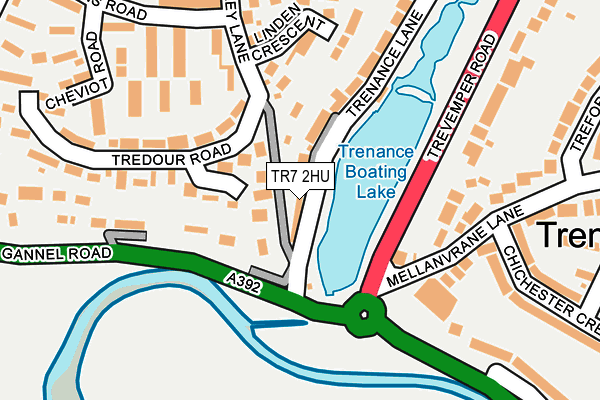 TR7 2HU map - OS OpenMap – Local (Ordnance Survey) TR7 2HU map - OS OpenMap – Local (Ordnance Survey)