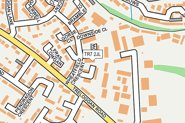 TR7 2JL map - OS OpenMap – Local (Ordnance Survey) TR7 2JL map - OS OpenMap – Local (Ordnance Survey)