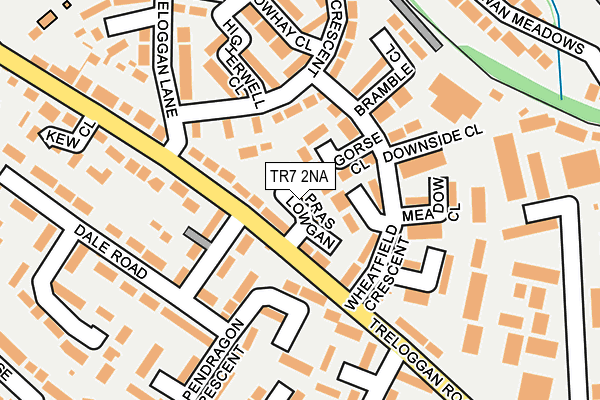 TR7 2NA map - OS OpenMap – Local (Ordnance Survey) TR7 2NA map - OS OpenMap – Local (Ordnance Survey)