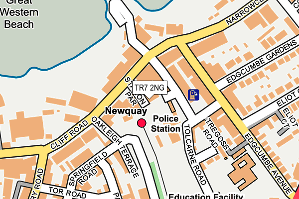 TR7 2NG map - OS OpenMap – Local (Ordnance Survey) TR7 2NG map - OS OpenMap – Local (Ordnance Survey)