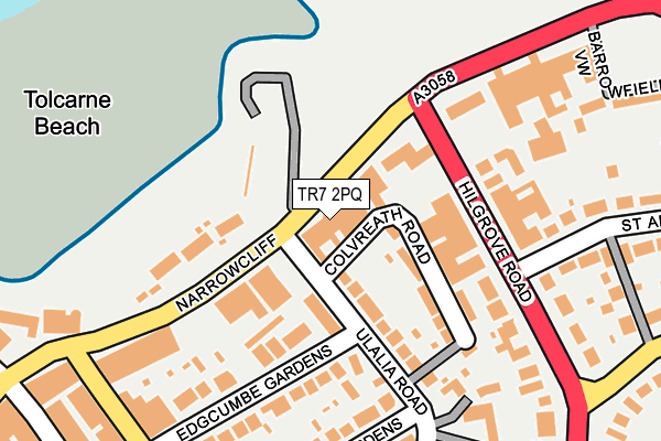 TR7 2PQ map - OS OpenMap – Local (Ordnance Survey) TR7 2PQ map - OS OpenMap – Local (Ordnance Survey)
