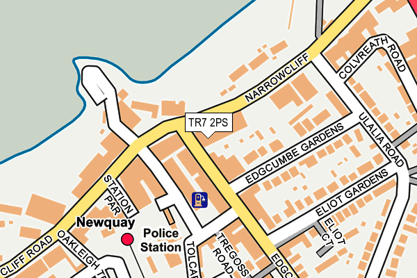 TR7 2PS map - OS OpenMap – Local (Ordnance Survey) TR7 2PS map - OS OpenMap – Local (Ordnance Survey)