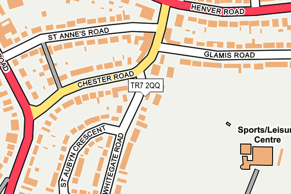 TR7 2QQ map - OS OpenMap – Local (Ordnance Survey) TR7 2QQ map - OS OpenMap – Local (Ordnance Survey)