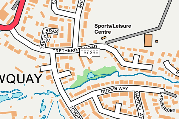 TR7 2RE map - OS OpenMap – Local (Ordnance Survey) TR7 2RE map - OS OpenMap – Local (Ordnance Survey)
