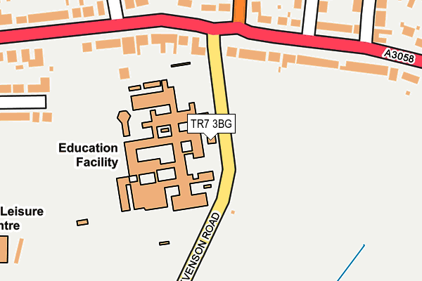 TR7 3BG map - OS OpenMap – Local (Ordnance Survey)