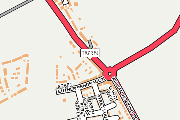 TR7 3FJ map - OS OpenMap – Local (Ordnance Survey) TR7 3FJ map - OS OpenMap – Local (Ordnance Survey)