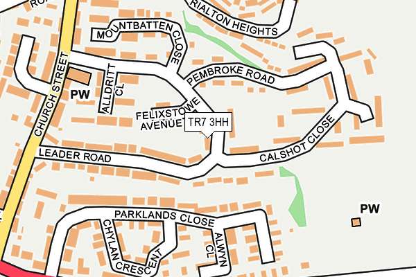 TR7 3HH map - OS OpenMap – Local (Ordnance Survey) TR7 3HH map - OS OpenMap – Local (Ordnance Survey)