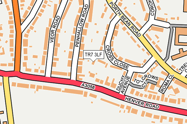 TR7 3LF map - OS OpenMap – Local (Ordnance Survey) TR7 3LF map - OS OpenMap – Local (Ordnance Survey)