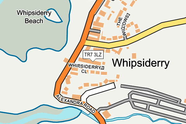 TR7 3LZ map - OS OpenMap – Local (Ordnance Survey) TR7 3LZ map - OS OpenMap – Local (Ordnance Survey)