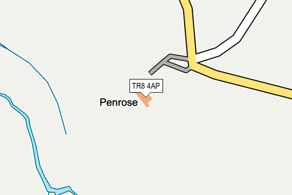 TR8 4AP map - OS OpenMap – Local (Ordnance Survey) TR8 4AP map - OS OpenMap – Local (Ordnance Survey)