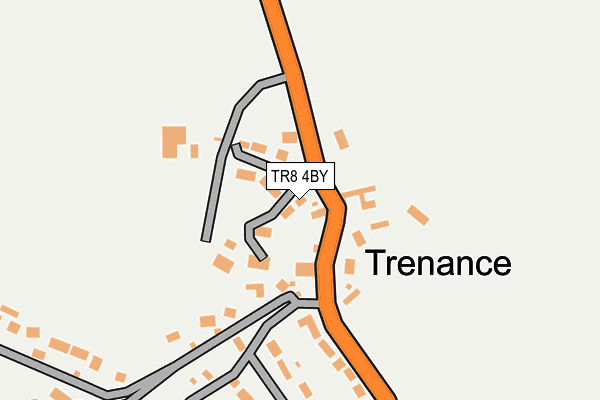 TR8 4BY map - OS OpenMap – Local (Ordnance Survey) TR8 4BY map - OS OpenMap – Local (Ordnance Survey)