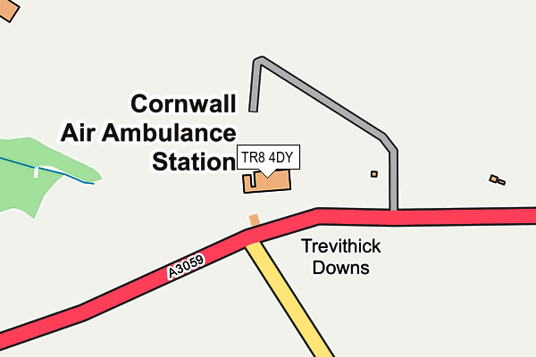 TR8 4DY map - OS OpenMap – Local (Ordnance Survey)