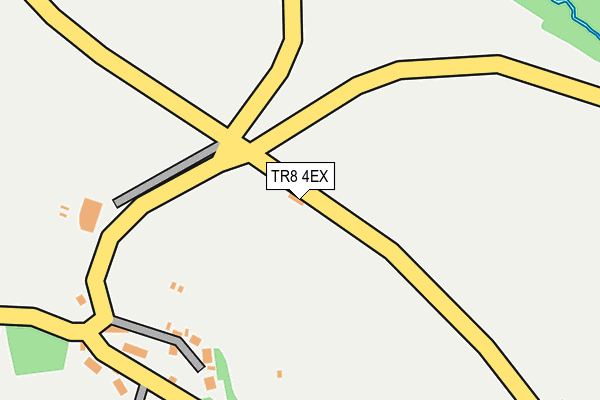 TR8 4EX map - OS OpenMap – Local (Ordnance Survey) TR8 4EX map - OS OpenMap – Local (Ordnance Survey)