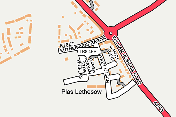 TR8 4FP map - OS OpenMap – Local (Ordnance Survey) TR8 4FP map - OS OpenMap – Local (Ordnance Survey)