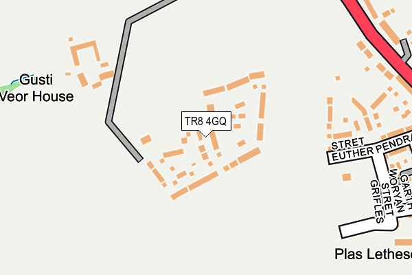 TR8 4GQ map - OS OpenMap – Local (Ordnance Survey) TR8 4GQ map - OS OpenMap – Local (Ordnance Survey)