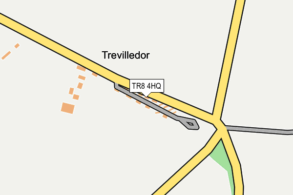 TR8 4HQ map - OS OpenMap – Local (Ordnance Survey)