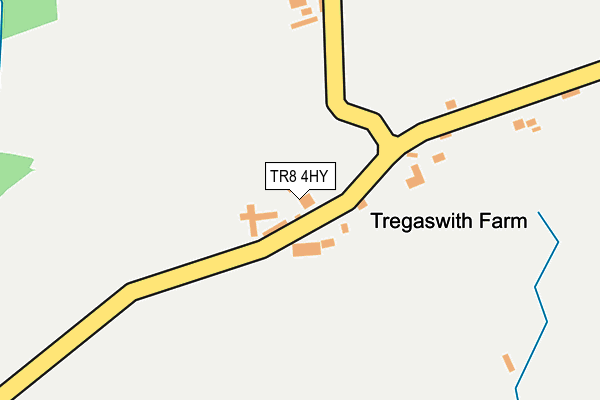 TR8 4HY map - OS OpenMap – Local (Ordnance Survey) TR8 4HY map - OS OpenMap – Local (Ordnance Survey)