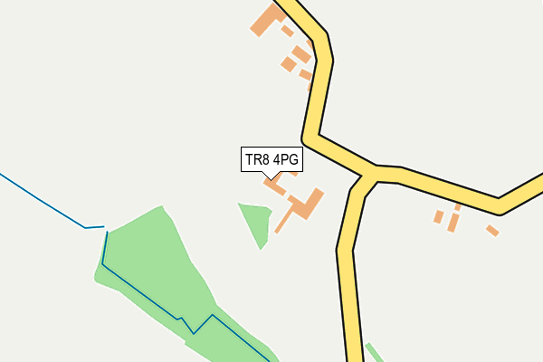 TR8 4PG map - OS OpenMap – Local (Ordnance Survey) TR8 4PG map - OS OpenMap – Local (Ordnance Survey)