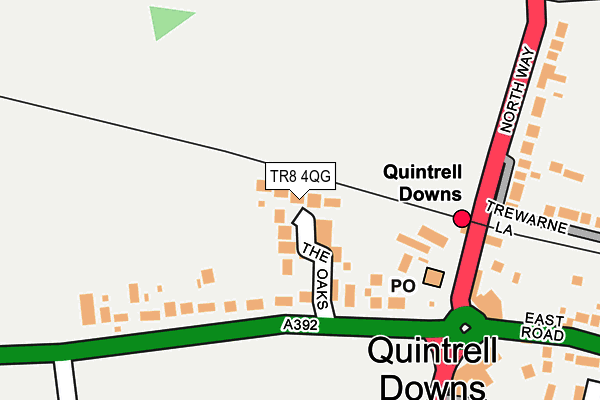 TR8 4QG map - OS OpenMap – Local (Ordnance Survey) TR8 4QG map - OS OpenMap – Local (Ordnance Survey)