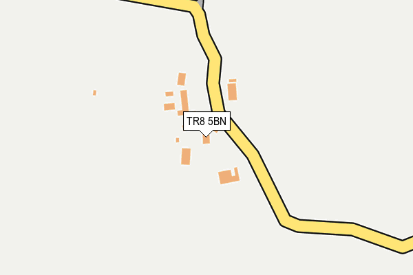 TR8 5BN map - OS OpenMap – Local (Ordnance Survey) TR8 5BN map - OS OpenMap – Local (Ordnance Survey)