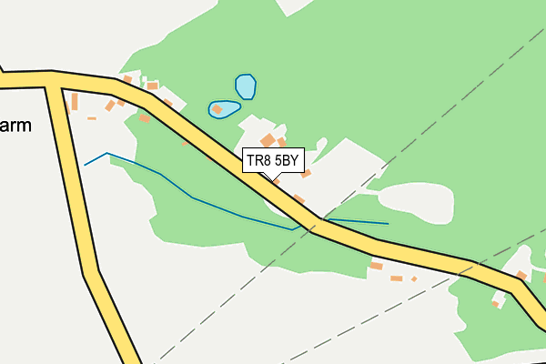 TR8 5BY map - OS OpenMap – Local (Ordnance Survey) TR8 5BY map - OS OpenMap – Local (Ordnance Survey)