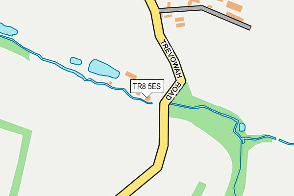 TR8 5ES map - OS OpenMap – Local (Ordnance Survey) TR8 5ES map - OS OpenMap – Local (Ordnance Survey)