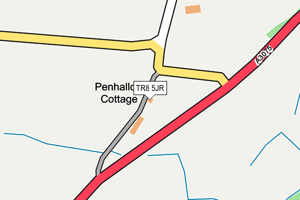 TR8 5JR map - OS OpenMap – Local (Ordnance Survey) TR8 5JR map - OS OpenMap – Local (Ordnance Survey)