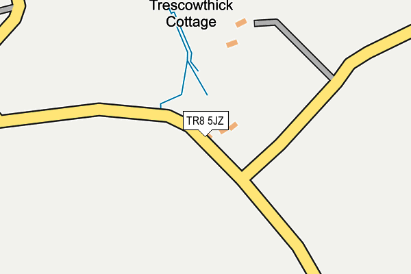 TR8 5JZ map - OS OpenMap – Local (Ordnance Survey) TR8 5JZ map - OS OpenMap – Local (Ordnance Survey)