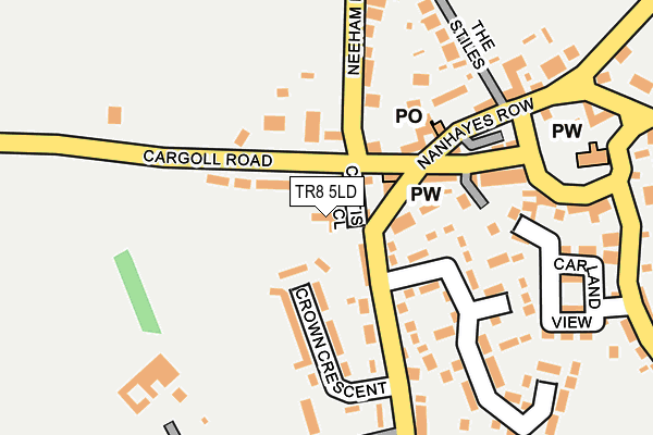 TR8 5LD map - OS OpenMap – Local (Ordnance Survey) TR8 5LD map - OS OpenMap – Local (Ordnance Survey)