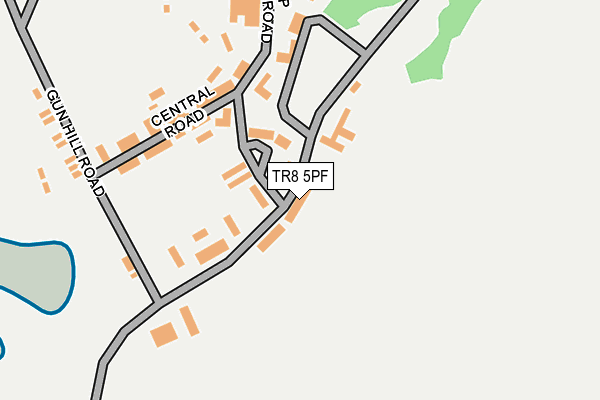 TR8 5PF map - OS OpenMap – Local (Ordnance Survey) TR8 5PF map - OS OpenMap – Local (Ordnance Survey)