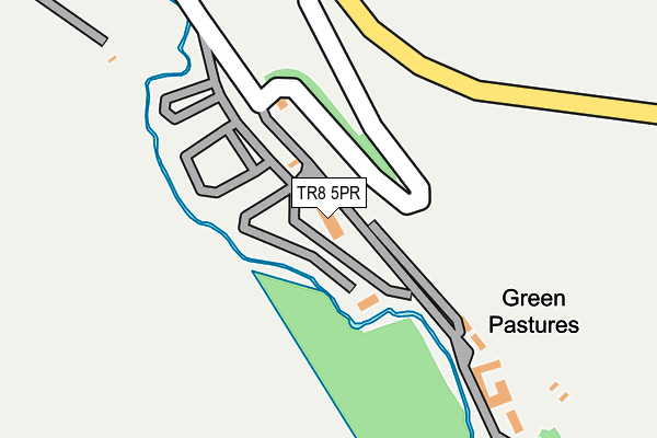 TR8 5PR map - OS OpenMap – Local (Ordnance Survey) TR8 5PR map - OS OpenMap – Local (Ordnance Survey)