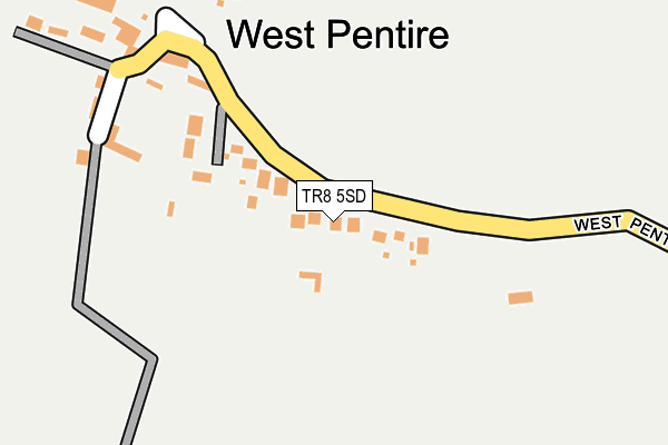 TR8 5SD map - OS OpenMap – Local (Ordnance Survey) TR8 5SD map - OS OpenMap – Local (Ordnance Survey)