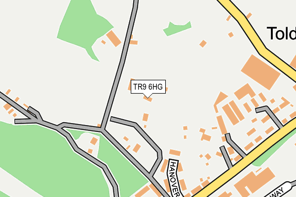 TR9 6HG map - OS OpenMap – Local (Ordnance Survey) TR9 6HG map - OS OpenMap – Local (Ordnance Survey)