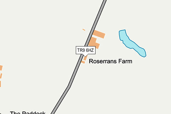 TR9 6HZ map - OS OpenMap – Local (Ordnance Survey) TR9 6HZ map - OS OpenMap – Local (Ordnance Survey)